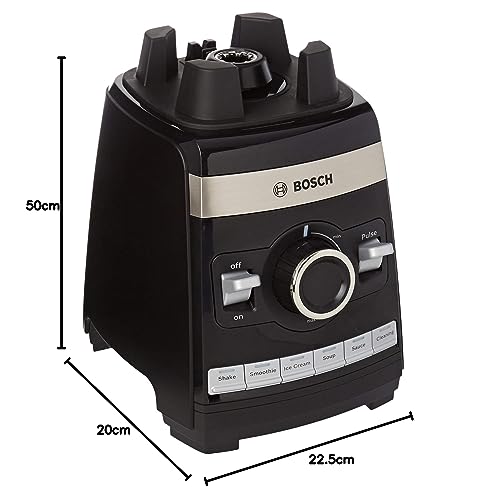 Bosch Vitaboost Standmixer – 1600 W Power, 45.000 U/min, 6 Edelstahlklingen, große Portionen, inkl. Stampfer & Rezeptbuc