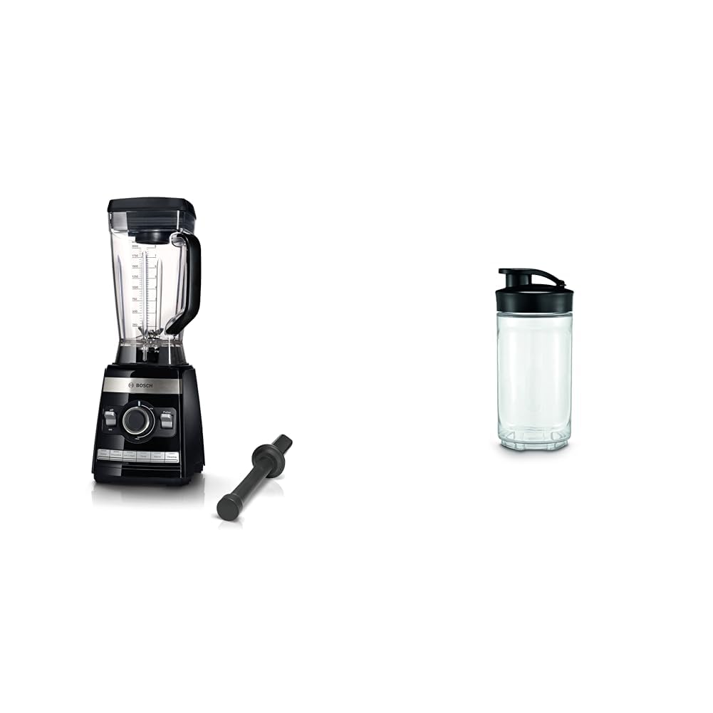 Bosch Vitaboost Standmixer – 1600 W Power, 45.000 U/min, 6 Edelstahlklingen, große Portionen, inkl. Stampfer & Rezeptbuc