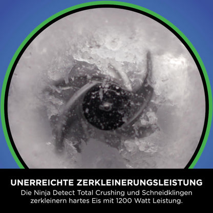 Ninja 2-in-1 Detect Power Mixer Pro TB301EU (Schwarz) – 1200 W, Krug & 2 Becher, für Smoothies, Frozen Drinks & Gemüse, Auto-IQ-Technologie.
