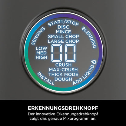 Ninja 3-in-1 Detect Power Blender Processor Pro TB401EU – 1200 W, Krug, Becher & Knethaken, für Teig, Mixen & Hacken, Auto-IQ-Steuerung.