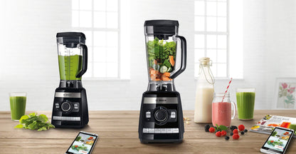 Bosch Vitaboost Standmixer – 1600 W Power, 45.000 U/min, 6 Edelstahlklingen, große Portionen, inkl. Stampfer & Rezeptbuc