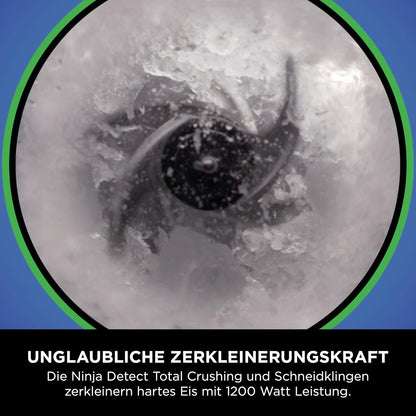 Ninja 3-in-1 Detect Power Blender Processor Pro TB401EU – 1200 W, Krug, Becher & Knethaken, für Teig, Mixen & Hacken, Auto-IQ-Steuerung.