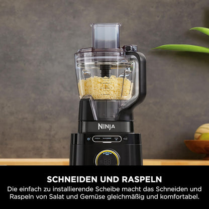 Ninja 3-in-1 Detect Power Blender Processor Pro TB401EU – 1200 W, Krug, Becher & Knethaken, für Teig, Mixen & Hacken, Auto-IQ-Steuerung.